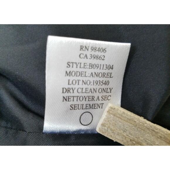 THEORY Wool Angora Charcoal Gray Speckle Paint Fleck Knee Skirt Pockets A Line 6 - Picture 7 of 7